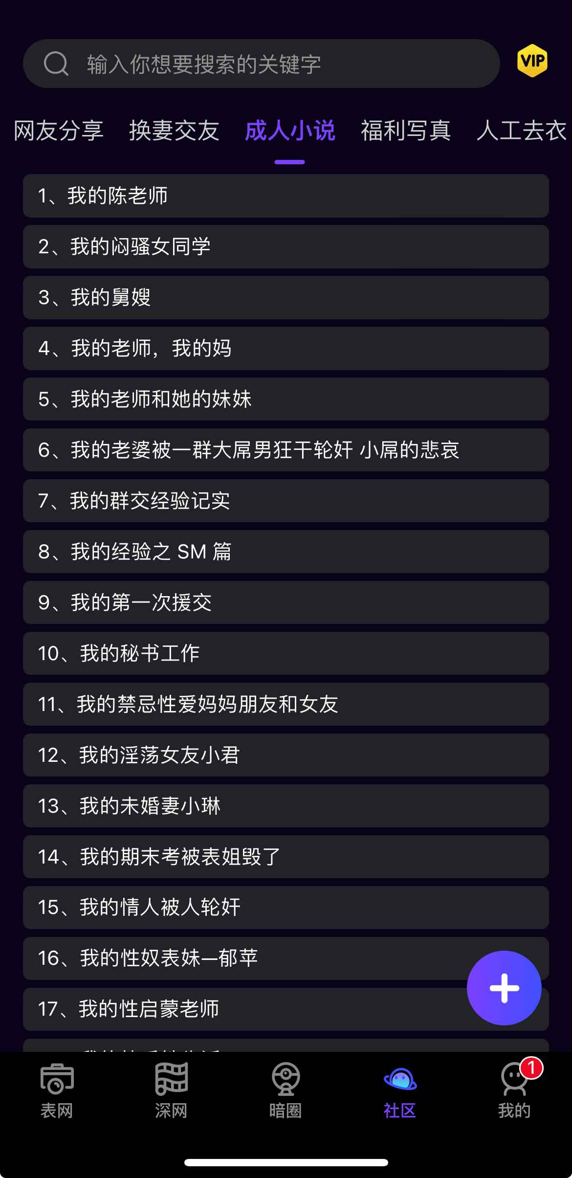 母狗园社区成人小说频道